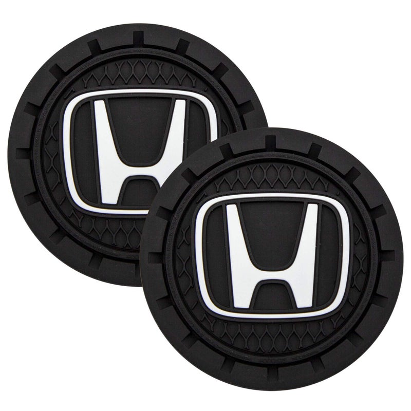 Plasticolor 000675R01 Honda Auto Car Truck SUV Cup Holder Coaster 2-Pack , black - Image 2